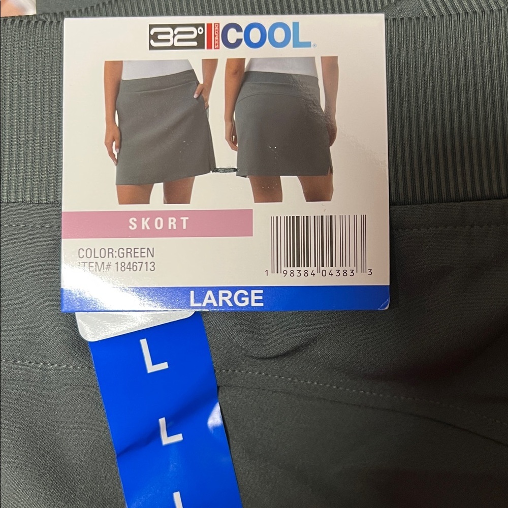 NWT 32 Degrees Women's‎ Skort Green - Picture 8 of 8